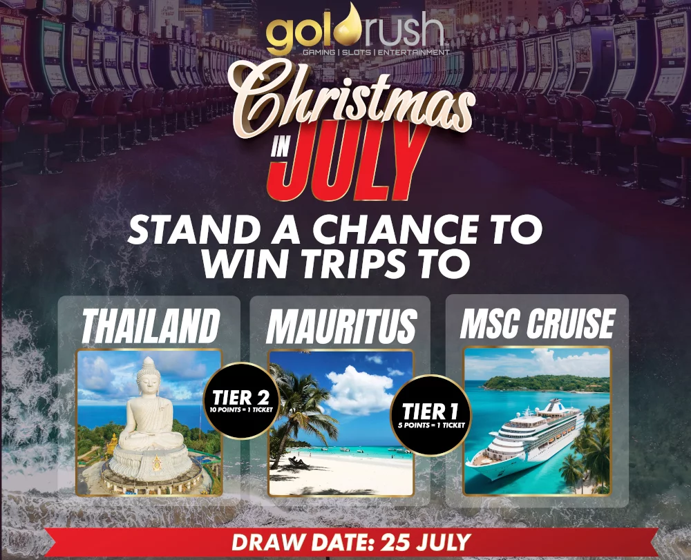Christmas in July at Goldrush Sanridge